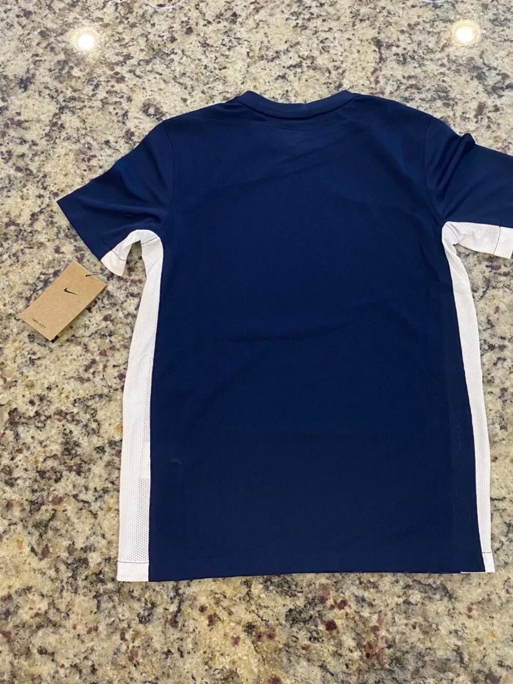 NIKE Kids Boys Challenge V Soccer Jersey - NWT - Large L Navy Blue White Shirt